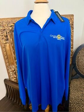 OGIO Royal Blue Polo with Golden Bear Embroidery - Hilton Head Island